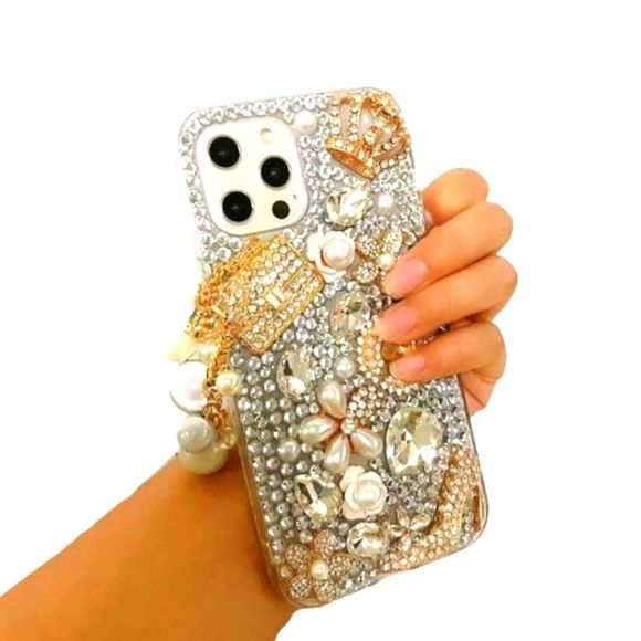 Max-ABC S9+Protective Phone Case Crystal Glitter Bling Shiny Crystal Rhinestone - Picture 5 of 5